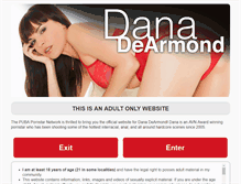 Tablet Screenshot of danadearmond.com
